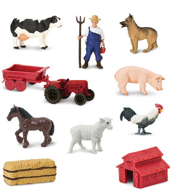 사파리엘티디 농장튜브 테라리움 피규어 682604, 1개