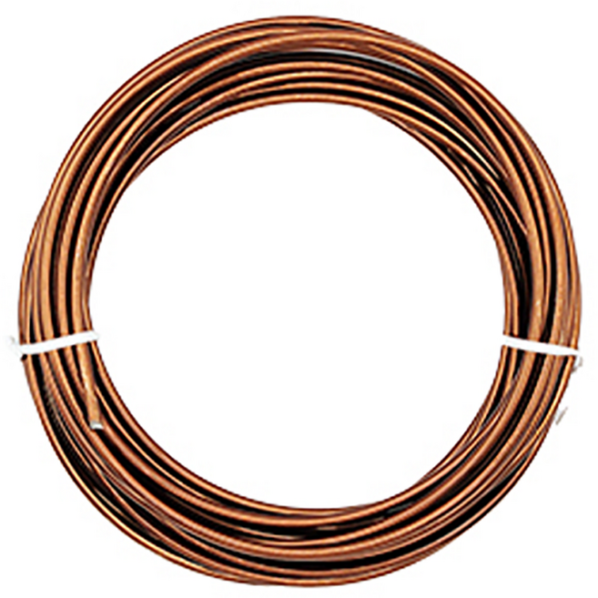 문구담 수공예 컬러 철사 3mm, 16 브라운, 1개