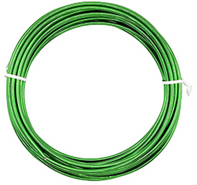 마다꾸미 수공예 컬러 철사 3mm, 08 에메랄드 그린, 1개