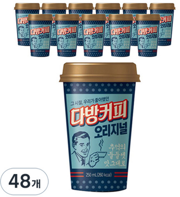 소와나무 다방 커피 오리지널, 250ml, 48개