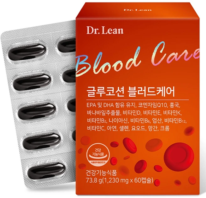 닥터린 블러드 케어 블러딕스 73.8g, 60정, 1개 - 쿠팡