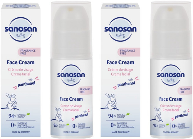 사노산 페이스 베이비 크림, 2개, 50ml