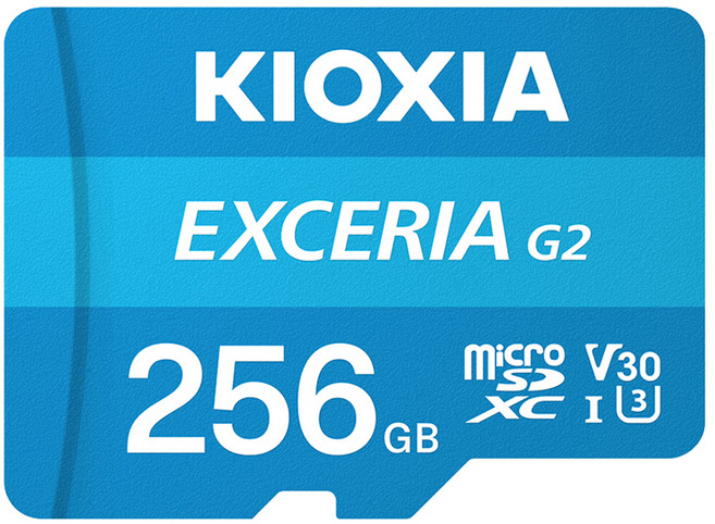 키오시아 EXCERIA 마이크로 메모리 카드 홈캠 블랙박스 CCTV SD LMEX2L256GG4, 256GB, 1개