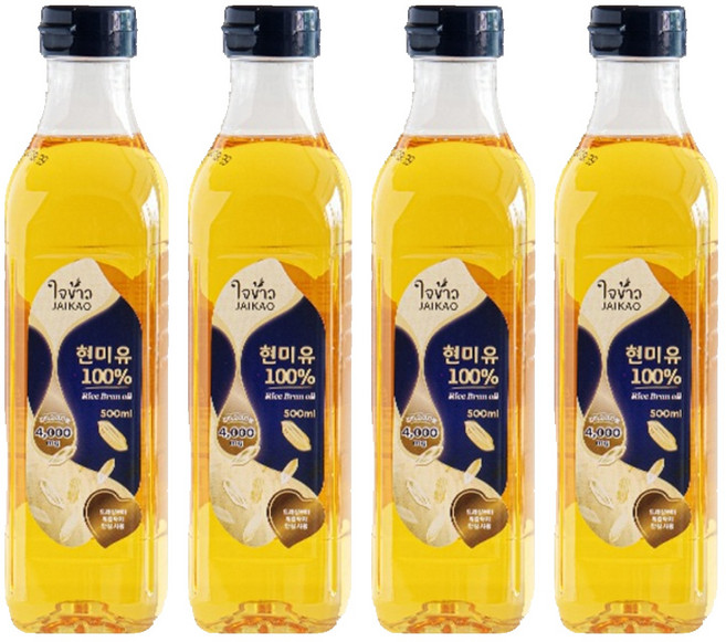자이카오 현미유, 500ml, 4개