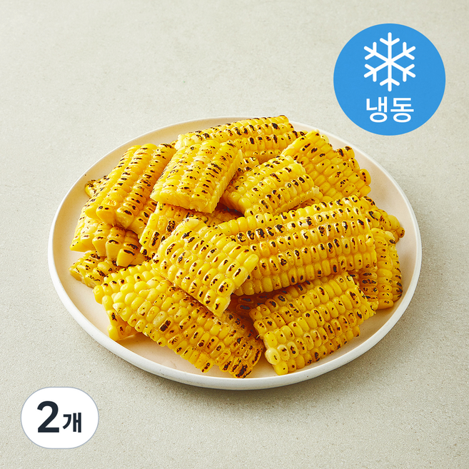 그릴드 옥수수 슬라이스 (냉동), 2개, 1kg
