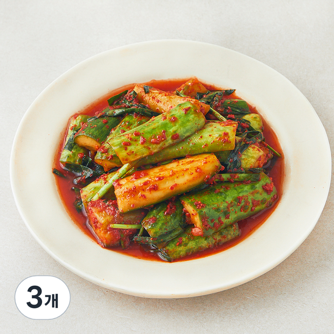 도미솔식품 아삭한 도미솔 김치 오이김치, 900g, 3개