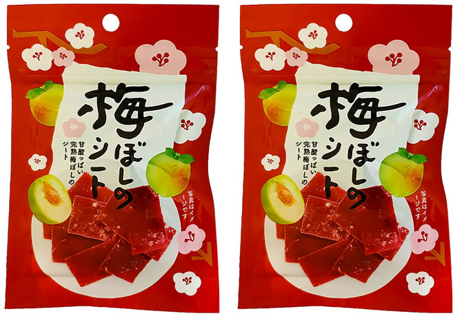 宅間 梅片, 2個, 14g