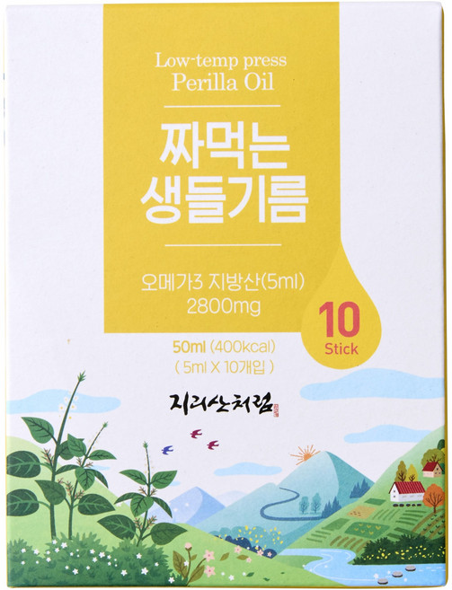 행복한 정은씨의 짜먹는 생들기름, 5ml, 10개