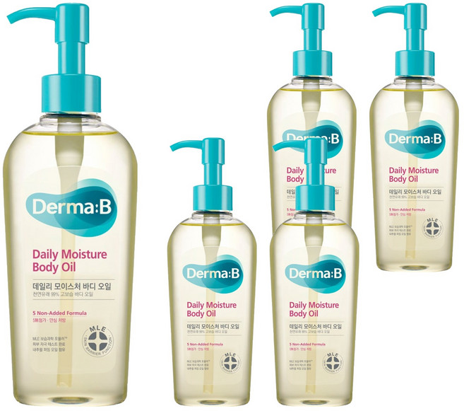 더마비 데일리 모이스처 바디오일 프레쉬 피치향, 200ml, 5개
