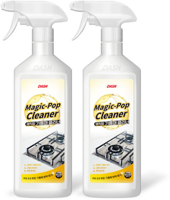 DASH 매직팝 기름때 클리너, 750ml, 2개