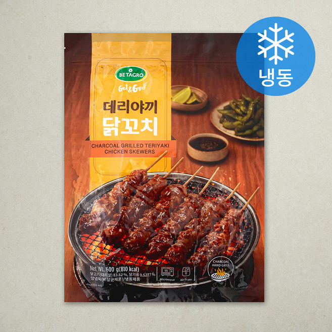 베타그로 데리야끼 숯불닭꼬치(냉동), 1개, 600g