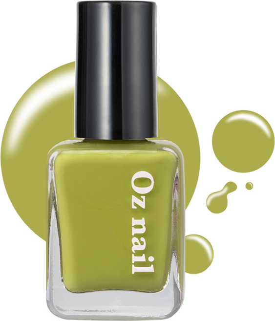 오즈네일 샤인 무드 네일 컬러 매니큐어, 15.올리브그린, 8ml, 1개