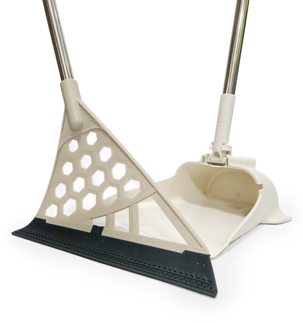 라프 말랑비 쓰레받기 세트, 1세트, 베이지 + 화이트