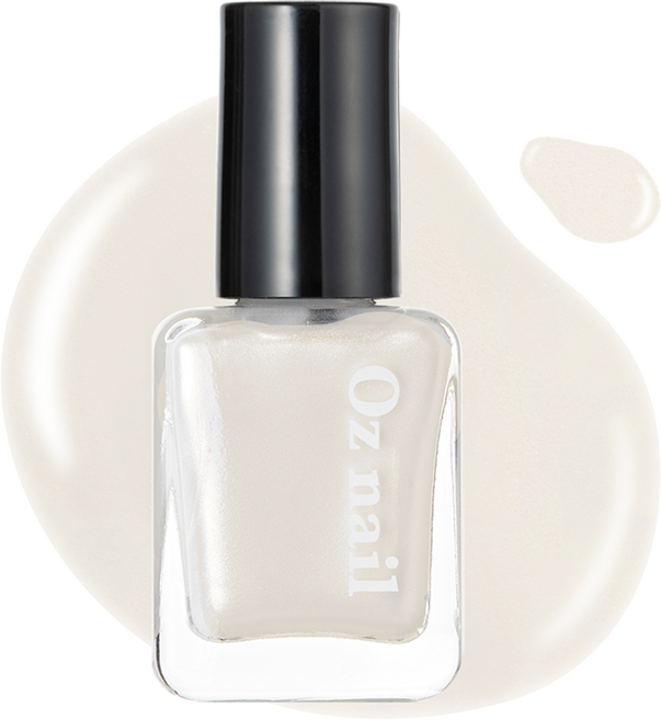 오즈네일 샤인 무드 네일 컬러 매니큐어, 37 펄리 화이트, 8ml, 1개