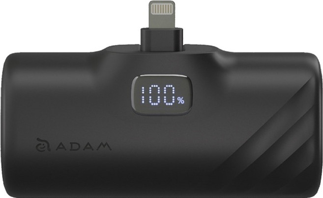 ADAM elements 亞果元素 LED顯示口袋型行動電源 Lightning, GRAVITY F5L, 黑色