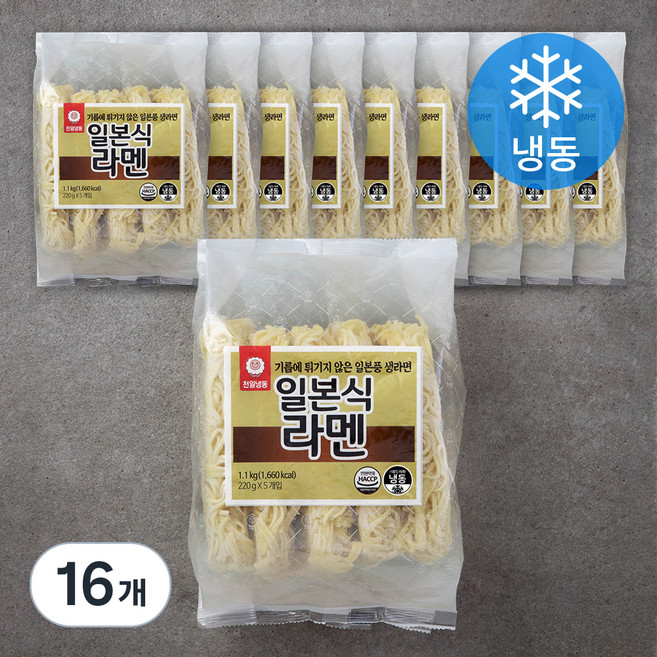 천일냉동 일본식 라멘 (냉동), 1.1kg, 16개