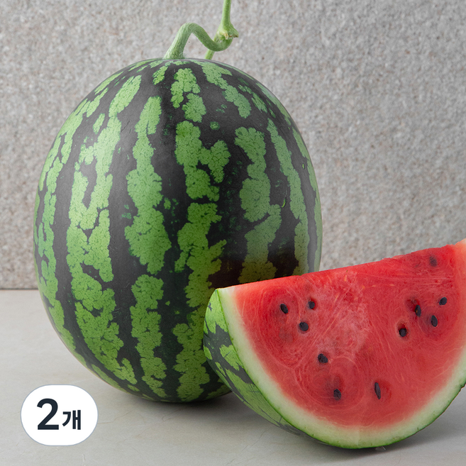 곰곰 당도선별 수박(11 brix 이상), 5kg 이상, 2개