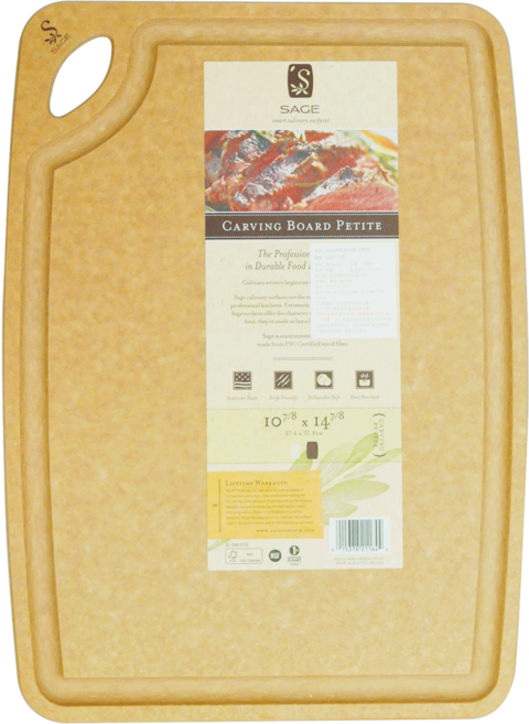 SAGE 無毒木砧板, 木質, 1個