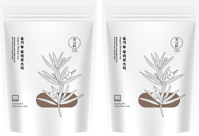 다정헌 유기농 루이보스티, 1.5g, 50개입, 2개