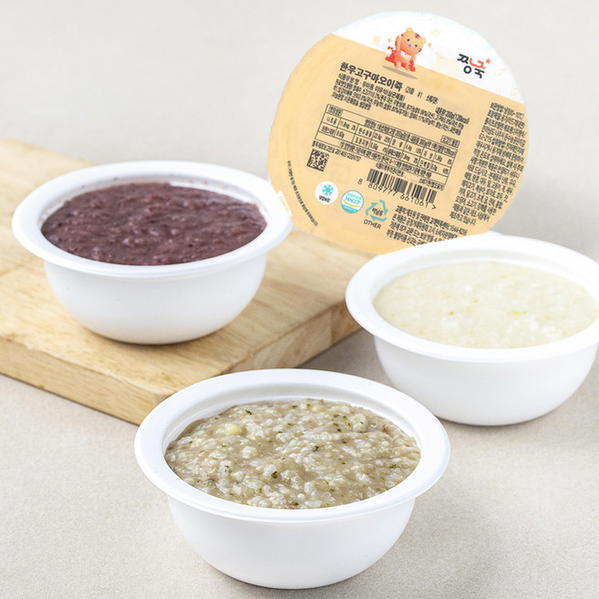 짱죽 냉장 이유식 중기 죽1(7-8개월부터) 200g x 4팩 세트 C, 800g, 1세트