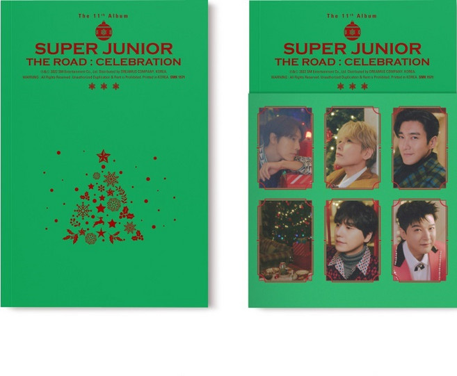 슈퍼주니어 - The Road : Celebration 정규 11집 앨범 Vol.2 TREE ver., 1CD