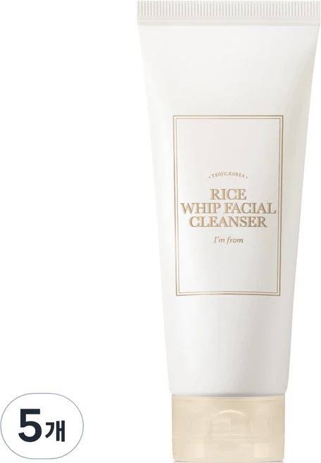 아임프롬 라이스 휩 페이셜 클렌저, 5개, 150ml - 쿠팡