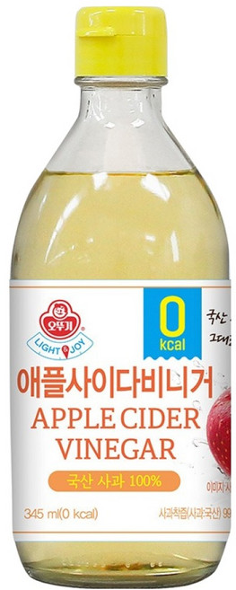 오뚜기 애플사이다비니거, 1개, 345ml