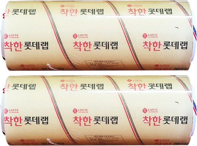 롯데이라이프 착한 업소용랩, 500m, 2개