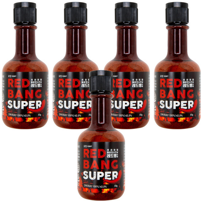 요릿 레드뱅 슈퍼, 5개, 50g