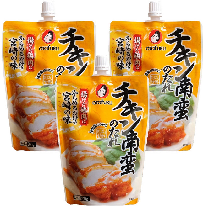 오타후쿠 치킨난반용 타레 소스, 3개, 200g