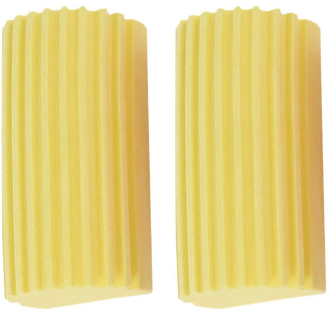 多功能pva海綿 10cm 100g 2個, 黃色, 1組