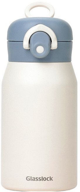 글라스락 아동용 킨더버디 링 텀블러, 블루베이지, 350ml, 1개