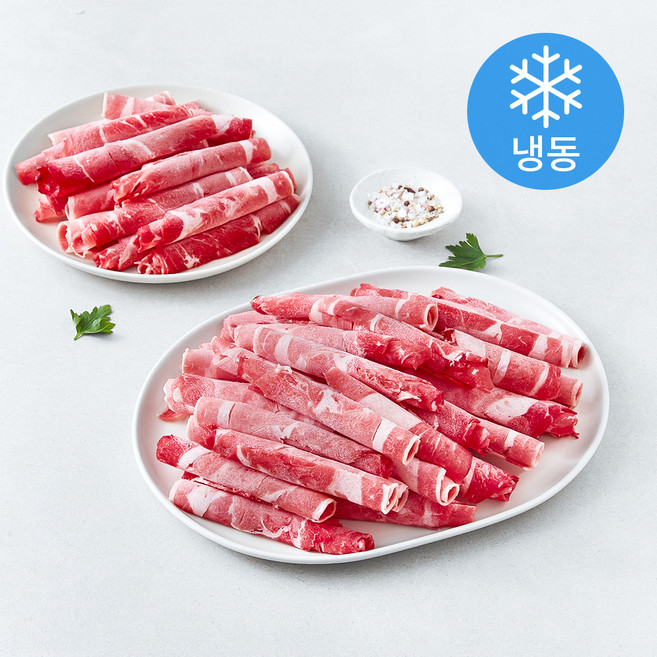 호주산 미트코리아 소고기 샤브샤브용 (냉동), 2개, 500g