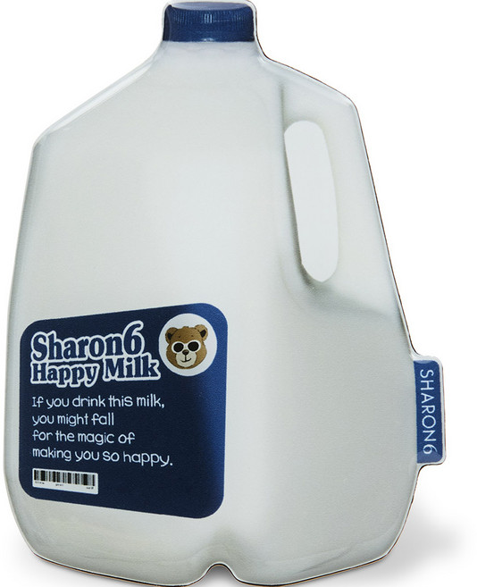 SHARON6 造型手機支架, 牛奶款, 1個