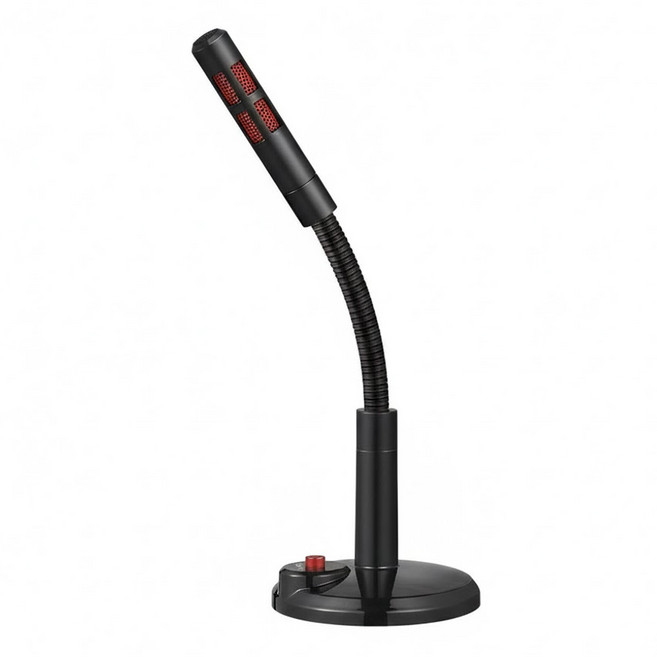 KTnet 廣鐸 電腦可開關麥克風 248 x 80 x 80mm 149g, HM2, 紅色