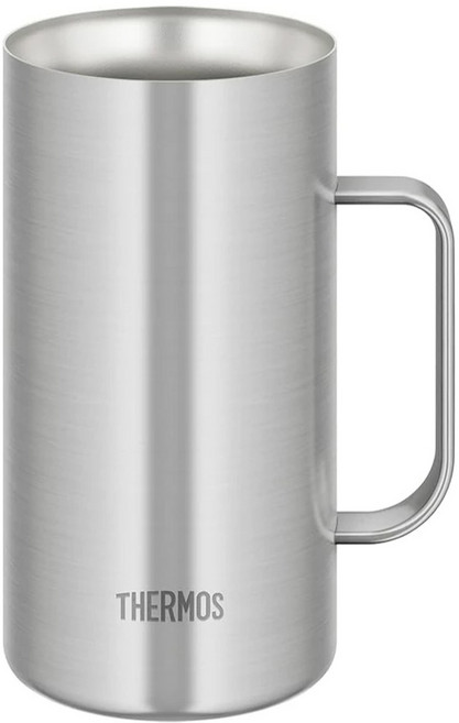 THERMOS 膳魔師 不銹鋼冰沁馬克杯 1L JDK-1001 S1, 銀色, 1個