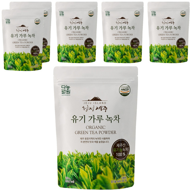 Danongwon 清淨濟州 有機綠茶粉, 200g, 1入, 6個