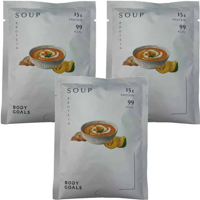 Body Goals 高纖營養輕食餐 田園南瓜, 29g, 3包