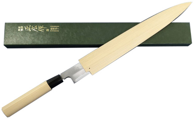 마사히로 별선 사시미칼 + 전용 원목 칼집, 1개