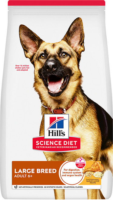 힐스사이언스다이어트 강아지 어덜트 6플러스 라지브리드 건식사료, 닭, 12kg, 1개