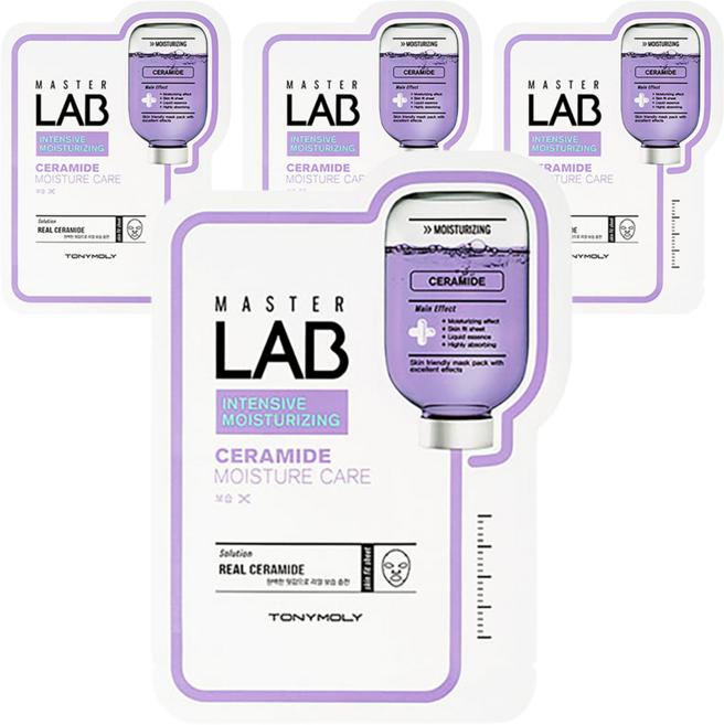 토니모리 마스터 랩 세라마이드 마스크 시트, 1개입, 4개