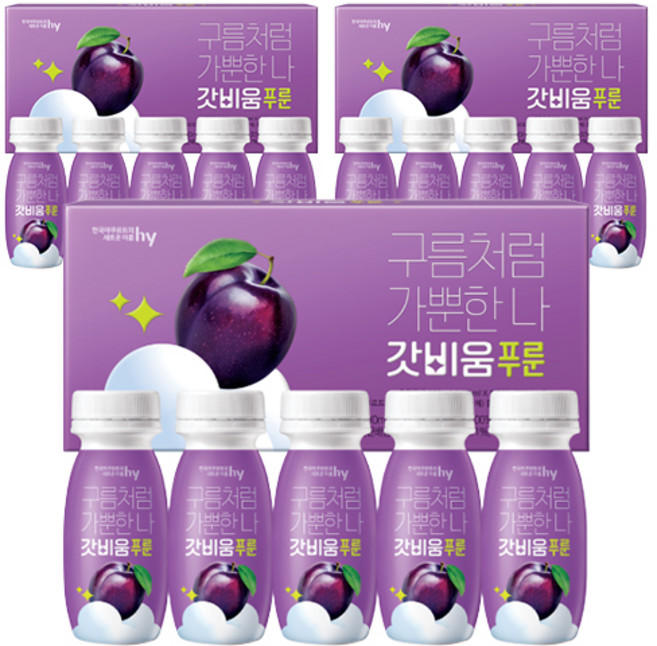 GOD BIUM 黑棗益生菌飲, 100ml, 15個