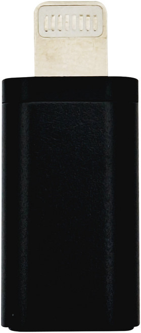 Songwin 尚之宇 TYPE-C母轉Lightning公轉接頭, 2.4cm, 1個, 黑色