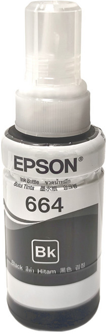 EPSON 原廠墨水 T664100 70ml, 黑色, 1瓶