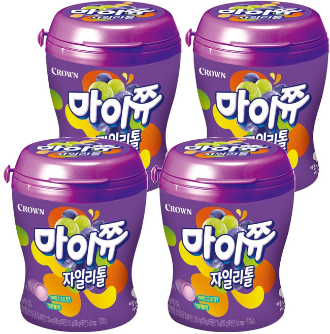 마이쮸 자일리톨 포도, 110g, 4개