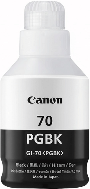Canon 佳能 噴墨專用墨水匣 GI-70, 黑色, 1個