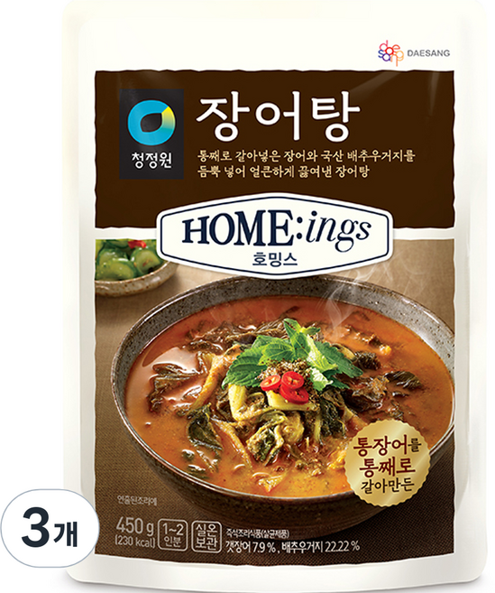 호밍스 장어탕, 450g, 3개