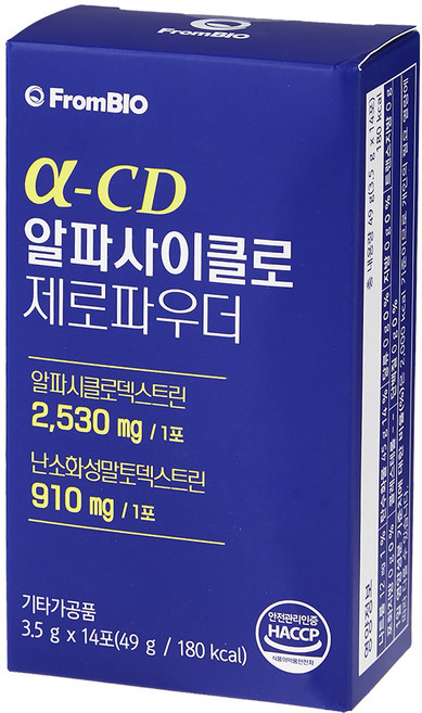 FromBIO Alpha-CD 零卡粉末 14入, 49g, 1個