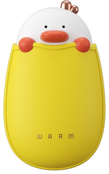 miWORKS 米沃 可愛動物造形暖手寶 二檔溫度調節 輕巧便捷, 小鴨