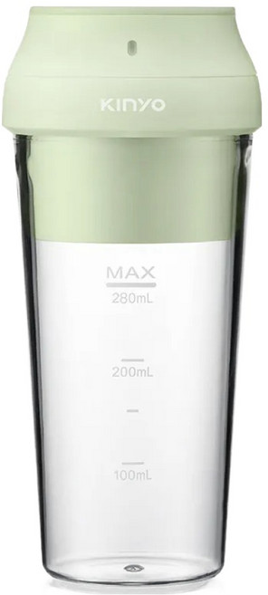 Kinyo USB隨行杯果汁機 JRU-6690 綠色 280ml
